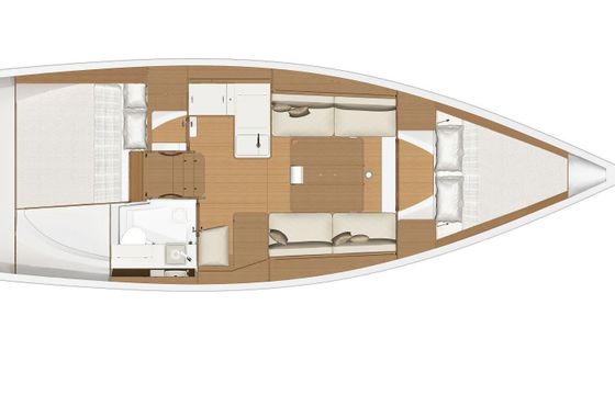 Sailboat Dufour Dufour 360 Grand Large 2.20 draft 10.99m