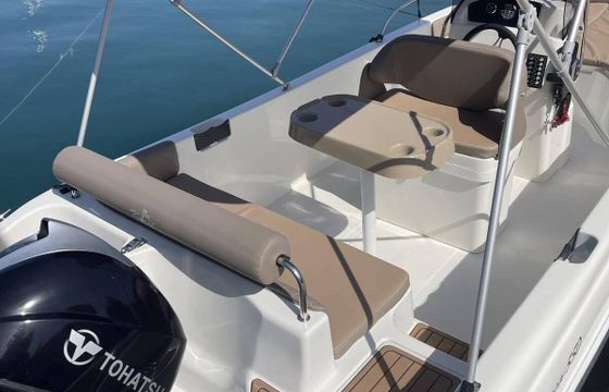 Boat without licence  Karel ITHACA 550 with TOHATSU 30HP 4STROKE ENGINE 30hp