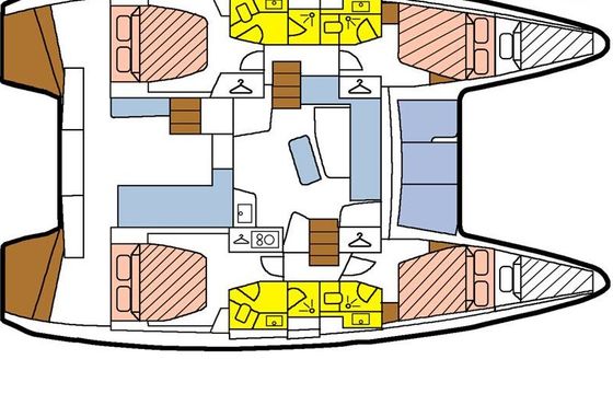 Catamaran LAGOON 42 12.8m