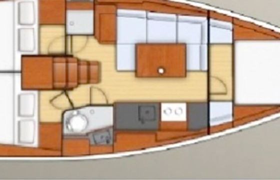 Sailboat BENETEAU OCEANIS 38 11.55m