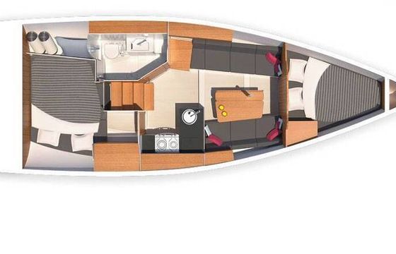 Sailboat Hanse 315 9.62m