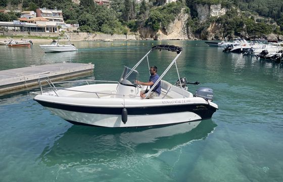 Motorboat Poseidon blue water 30hp