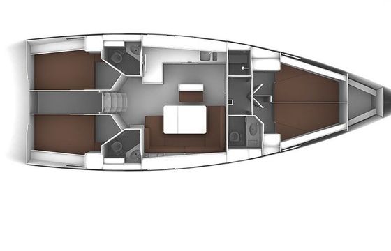 Sailboat Bavaria Cruiser 46 14.27m