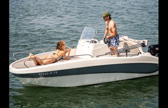 Boat without licence  Remus 450 Andros 15hp