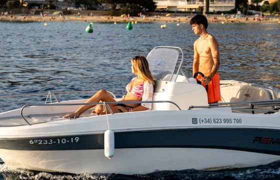Boat without licence  Remus 450 Andros 15hp