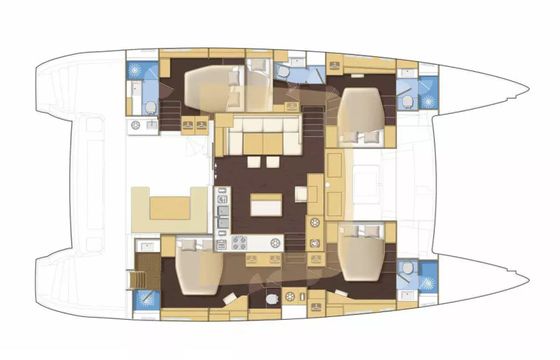 56ft Luxury Sailing Catamaran - OOSEVEN