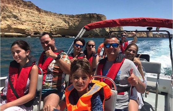Boat trip to the Benagil Cave