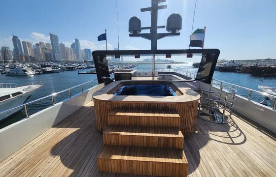 Ak 151ft Jacuzzi Dubai Yacht Rentals - Luxury