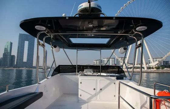 Dubai Yacht Trip By Hatteras 64ft - Luxury