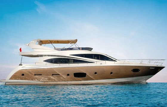 a Luxury Yacht in Dubai