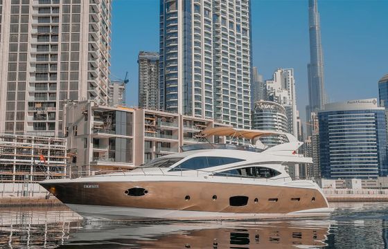 a Luxury Yacht in Dubai