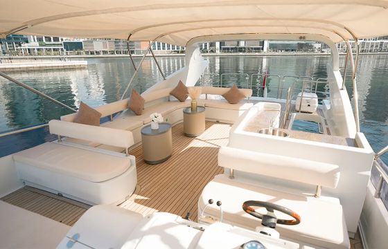 a Luxury Yacht in Dubai