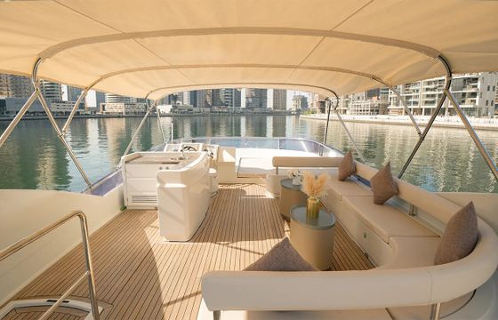 a Luxury Yacht in Dubai