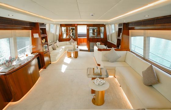 a Luxury Yacht in Dubai
