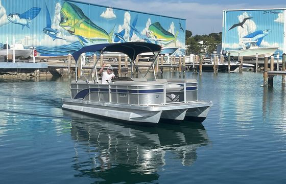 22' Bennington Tritoon  w/ GPS TRACKS to popular destinations!