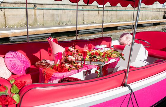 12 Passenger PINK Electric Boat Rental