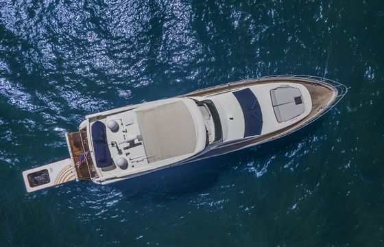 80ft Azimuth Luxury Yacht – Floating Pool and Jet Skis in Miami