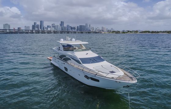 80ft Azimuth Luxury Yacht – Floating Pool and Jet Skis in Miami