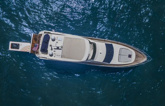80ft Azimuth Luxury Yacht – Floating Pool and Jet Skis in Miami