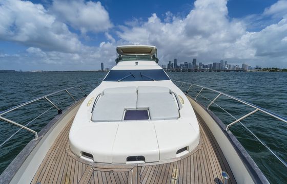 80ft Azimuth Luxury Yacht – Floating Pool and Jet Skis in Miami