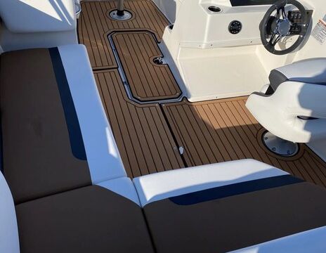 17’ Deckboat at Lake Gaston. Fuel included!!