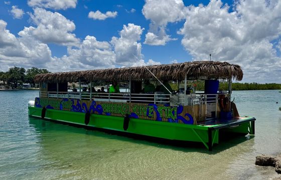 Party and snorkeling boat 49ft long comes with capt and crew