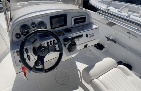 23' Hurricane Deck Boat  w/ GPS TRACKS to popular destinations!