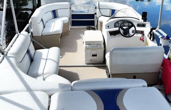 "22ft Pontoon – Dania Beach | Sandbar & Fishing | Up to 12 Guests"