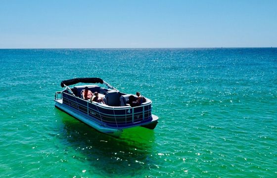 Explore Shell Island on a Spacious 12 Passenger Pontoon