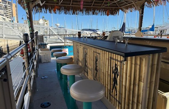 18-Passenger Tiki Bar Boat in Marina del Rey