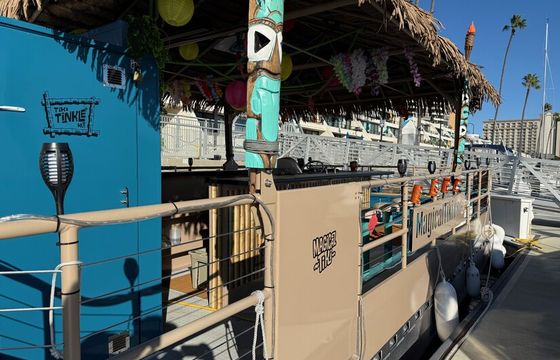 18-Passenger Tiki Bar Boat in Marina del Rey