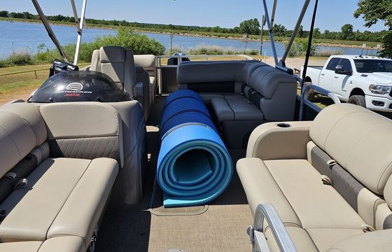 Lakefront Party Oasis: Party Barge Tritoon