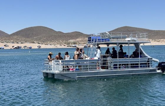 30 foot Party Pontoon with slide - 22 passenger boat - Captain include