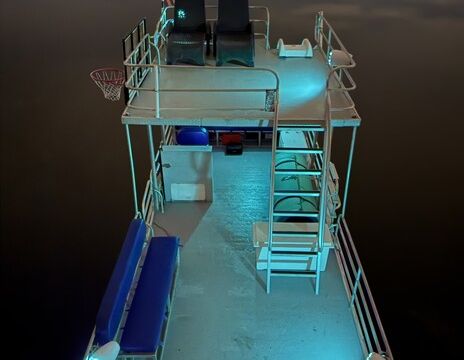 Private 24' Double-Deck Boat Charter with Waterslide | Hernando Beach