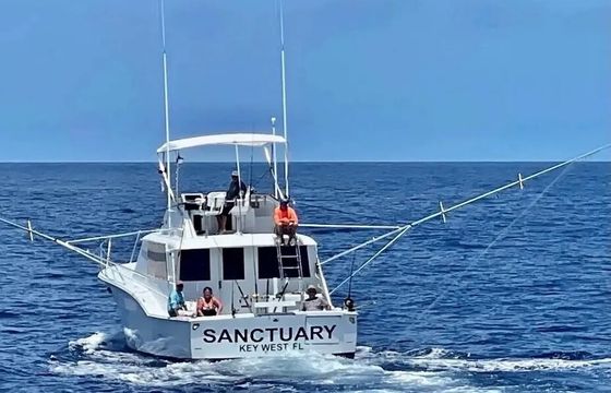 The best offshore fishing charter in Key West on 47' Hatteras!