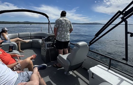 Lowe SS210 Pontoon 115hp Mercury Pro XS