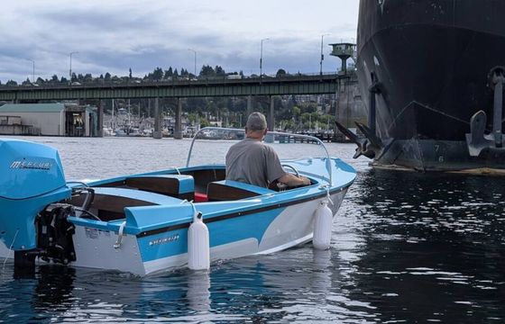 Brand new 1957 Starcraft ski champ replica | Retro Lake Union cruiser