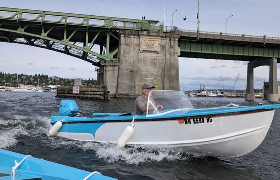 Brand new 1957 Starcraft ski champ replica | Retro Lake Union cruiser