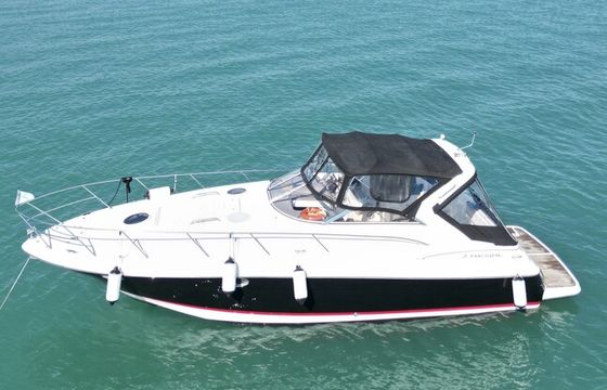 Beautiful Black 38' Regal Commodore Yacht