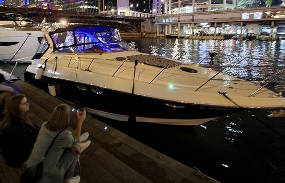 Beautiful Black 38' Regal Commodore Yacht
