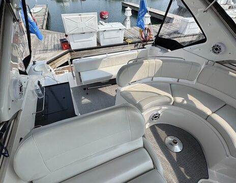 Beautiful Black 38' Regal Commodore Yacht
