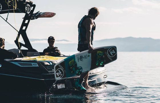 2021 Axis wakesurf boat with Captain on Lake Tahoe!