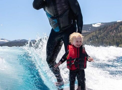 2021 Axis wakesurf boat with Captain on Lake Tahoe!