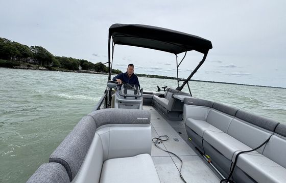 Sea-Doo Switch 21' Cruise - Pontoon Jet Boat - Lake Erie FUN!!!