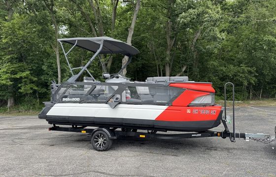 Sea-Doo Switch 21' Cruise - Pontoon Jet Boat - Lake Erie FUN!!!