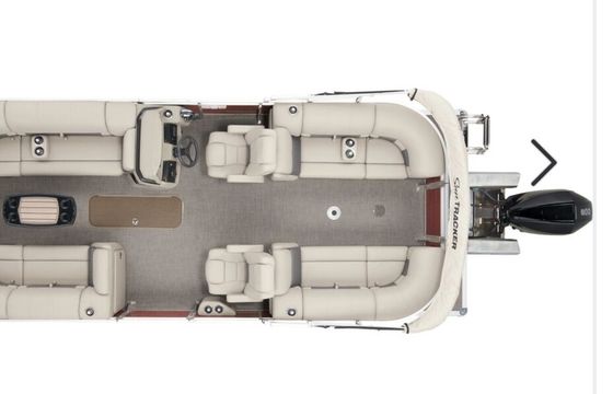 22' Sun Tracker Pontoon Party Barge with Tubing in Los Angeles