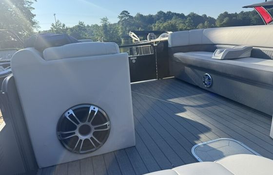 • Luxury Triton Pontoon • 12 Passenger • Premium Audio System