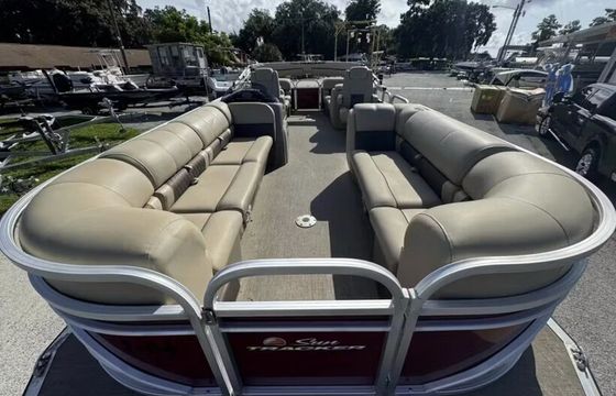 24ft Sun Tracker Party Barge – Anna Maria Island Adventure