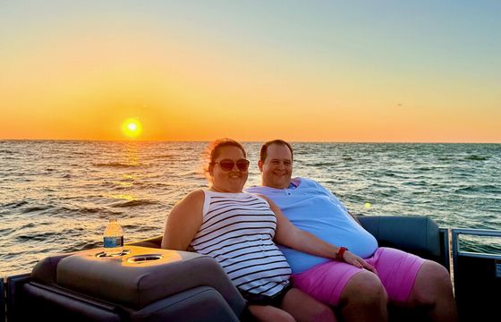 24ft Sun Tracker Party Barge – Anna Maria Island Adventure