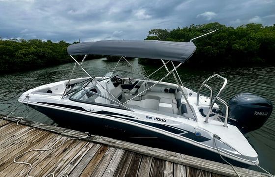 Premium Deckboat with Seat and Sound Upgrades - Perfect Sandbar Boat